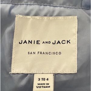 Janie and Jack blue raincoat